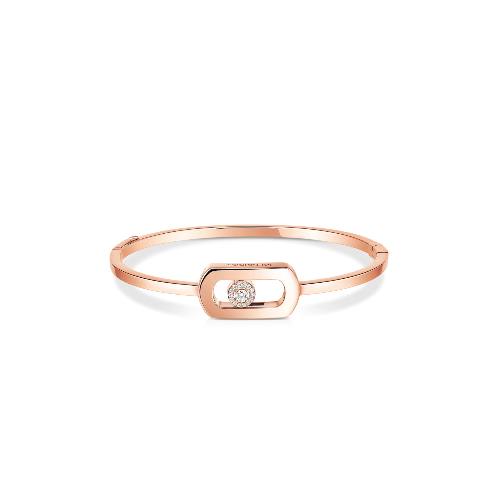 MESSIKA SO MOVE BANGLE PINK GOLD DIAMOND BRACELET 13757-PG